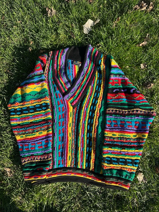 COOGI Other - Coogi Australia Multicolor V-Neck Knit Sweater